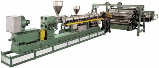單螺桿片材、板材生產線(SJ單螺桿三輥片材、板材生產線)